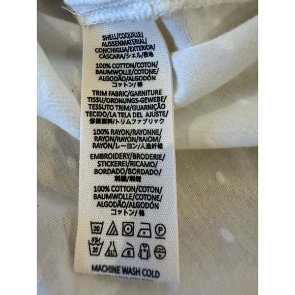 Free People White Lace In The Garden Duster Dress Boho Maxi Swiss Dot Small - Picture 8 of 8